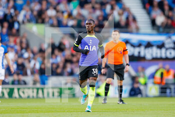 2022-10-08 - Tottenham Hotspur midfielder Yves Bissouma during the English championship Premier League football match between Brighton and Hove Albion and Tottenham Hotspur on October 8, 2022 at the American Express Community Stadium in Brighton and Hove, England - FOOTBALL - ENGLISH CHAMP - BRIGHTON V TOTTENHAM - ENGLISH PREMIER LEAGUE - SOCCER