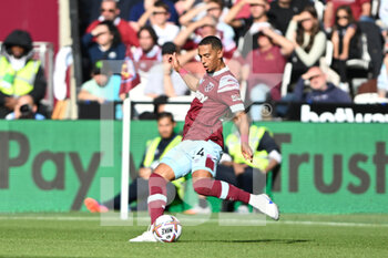 2022-10-09 - West Ham United defender Thilo Kehrer during the English championship Premier League football match between West Ham United and Fulham on October 9, 2022 at the London Stadium in London, England - FOOTBALL - ENGLISH CHAMP - WEST HAM V FULHAM - ENGLISH PREMIER LEAGUE - SOCCER