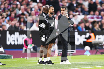 2022-10-09 - Fulham manager Marco Silva during the English championship Premier League football match between West Ham United and Fulham on October 9, 2022 at the London Stadium in London, England - FOOTBALL - ENGLISH CHAMP - WEST HAM V FULHAM - ENGLISH PREMIER LEAGUE - SOCCER