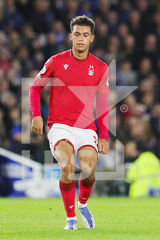 2022-10-19 - Brennan Johnson (20) of Nottingham Forest during the English championship Premier League football match between Brighton and Hove Albion and Nottingham Forest on October 18, 2022 at the American Express Community Stadium in Brighton and Hove, England - FOOTBALL - ENGLISH CHAMP - BRIGHTON V NOTTINGHAM - ENGLISH PREMIER LEAGUE - SOCCER