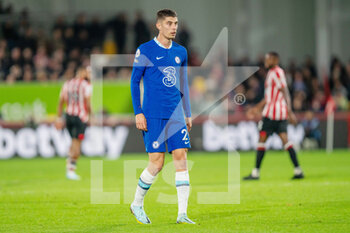 2022-10-19 - Chelsea forward Kai Havertz during the English championship Premier League football match between Brentford and Chelsea on October 19, 2022 at Gtech Community Stadium in Brentford, England - FOOTBALL - ENGLISH CHAMP - BRENTFORD V CHELSEA - ENGLISH PREMIER LEAGUE - SOCCER