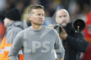 2022-10-29 - Leeds Manager Jesse Marsch during the English championship Premier League football match between Liverpool and Leeds United on October 29, 2022 at Anfield stadium in Liverpool, England - FOOTBALL - ENGLISH CHAMP - LIVERPOOL V LEEDS - ENGLISH PREMIER LEAGUE - SOCCER