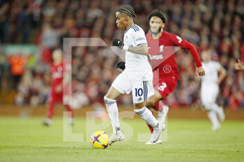 2022-10-29 - Leeds midfielder Crysencio Summerville during the English championship Premier League football match between Liverpool and Leeds United on October 29, 2022 at Anfield stadium in Liverpool, England - FOOTBALL - ENGLISH CHAMP - LIVERPOOL V LEEDS - ENGLISH PREMIER LEAGUE - SOCCER