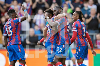 2022-10-29 - Crystal Palace FC forward Odsonne Edouard (22) celebrates his goal 1-0 during the English championship Premier League football match between Crystal Palace and Southampton on October 29, 2022 at Selhurst Park in London, England - FOOTBALL - ENGLISH CHAMP - CRYSTAL PALACE V SOUTHAMPTON - ENGLISH PREMIER LEAGUE - SOCCER