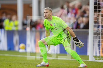 2022-10-29 - Crystal Palace FC goalkeeper Vicente Guaita during the English championship Premier League football match between Crystal Palace and Southampton on October 29, 2022 at Selhurst Park in London, England - FOOTBALL - ENGLISH CHAMP - CRYSTAL PALACE V SOUTHAMPTON - ENGLISH PREMIER LEAGUE - SOCCER