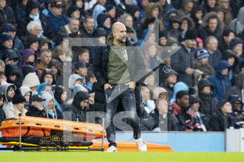 2022-11-05 - Manchester City manager Pep Guardiola during the English championship Premier League football match between Manchester City and Fulham on November 5, 2022 at the Etihad Stadium in Manchester, England - FOOTBALL - ENGLISH CHAMP - MANCHESTER CITY V FULHAM - ENGLISH PREMIER LEAGUE - SOCCER