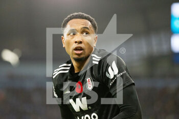 2022-11-05 - Fulham defender Kenny Tete during the English championship Premier League football match between Manchester City and Fulham on November 5, 2022 at the Etihad Stadium in Manchester, England - FOOTBALL - ENGLISH CHAMP - MANCHESTER CITY V FULHAM - ENGLISH PREMIER LEAGUE - SOCCER