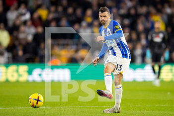 2022-11-05 - Brighton & Hove Albion midfielder Pascal Gross during the English championship Premier League football match between Wolverhampton Wanderers and Brighton and Hove Albion on November 5, 2022 at Molineux stadium in Wolverhampton, England - FOOTBALL - ENGLISH CHAMP - WOLVERHAMPTON V BRIGHTON - ENGLISH PREMIER LEAGUE - SOCCER