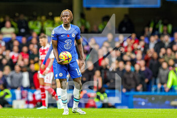 2022-11-06 - Trevoh Chalobah (14) of Chelsea during the English championship Premier League football match between Chelsea and Arsenal on November 5, 2022 at Stamford Bridge in London, England - FOOTBALL - ENGLISH CHAMP - CHELSEA V ARSENAL - ENGLISH PREMIER LEAGUE - SOCCER