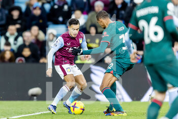 2022-12-26 - Aston Villa midfielder Philippe Coutinho (23) and Joel Matip of Liverpool during the English championship Premier League football match between Aston Villa and Liverpool on December 26, 2022 at Villa Park in Birmingham, England - FOOTBALL - ENGLISH CHAMP - ASTON VILLA V LIVERPOOL - ENGLISH PREMIER LEAGUE - SOCCER