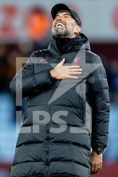 2022-12-26 - Liverpool Manager Jurgen Klopp celebrates at full time during the English championship Premier League football match between Aston Villa and Liverpool on December 26, 2022 at Villa Park in Birmingham, England - FOOTBALL - ENGLISH CHAMP - ASTON VILLA V LIVERPOOL - ENGLISH PREMIER LEAGUE - SOCCER