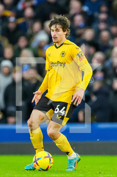 2022-12-26 - Wolves Hugo Bueno during the English championship Premier League football match between Everton and Wolverhampton Wanderers on December 26, 2022 at Goodison Park in Liverpool, England - FOOTBALL - ENGLISH CHAMP - EVERTON V WOLVERHAMPTON - ENGLISH PREMIER LEAGUE - SOCCER