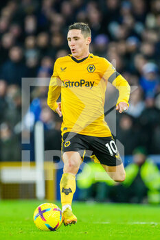 2022-12-26 - Wolves Daniel Podence during the English championship Premier League football match between Everton and Wolverhampton Wanderers on December 26, 2022 at Goodison Park in Liverpool, England - FOOTBALL - ENGLISH CHAMP - EVERTON V WOLVERHAMPTON - ENGLISH PREMIER LEAGUE - SOCCER