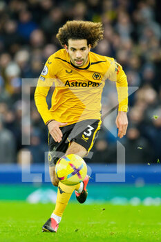 2022-12-26 - Wolves Rayan Ait-Nouri during the English championship Premier League football match between Everton and Wolverhampton Wanderers on December 26, 2022 at Goodison Park in Liverpool, England - FOOTBALL - ENGLISH CHAMP - EVERTON V WOLVERHAMPTON - ENGLISH PREMIER LEAGUE - SOCCER