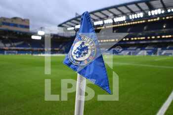 2022-12-27 - Illustration Corner flag prior to the English championship Premier League football match between Chelsea and Bournemouth on December 27, 2022 at Stamford Bridge in London, England - FOOTBALL - ENGLISH CHAMP - CHELSEA V BOURNEMOUTH - ENGLISH PREMIER LEAGUE - SOCCER