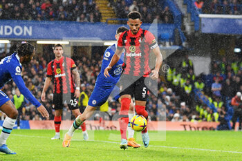 2022-12-27 - AFC Bournemouth defender Lloyd Kelly during the English championship Premier League football match between Chelsea and Bournemouth on December 27, 2022 at Stamford Bridge in London, England - FOOTBALL - ENGLISH CHAMP - CHELSEA V BOURNEMOUTH - ENGLISH PREMIER LEAGUE - SOCCER