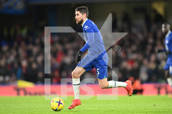 2022-12-27 - Chelsea midfielder Jorginho during the English championship Premier League football match between Chelsea and Bournemouth on December 27, 2022 at Stamford Bridge in London, England - FOOTBALL - ENGLISH CHAMP - CHELSEA V BOURNEMOUTH - ENGLISH PREMIER LEAGUE - SOCCER