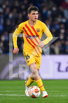 2022-02-24 - Barcelona's midfielder Pedri in action  - SSC NAPOLI VS FC BARCELLONA - UEFA EUROPA LEAGUE - SOCCER