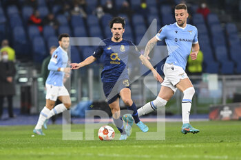 2022-02-24 - Bruno Costa of F.C. Porto  in action during the Knockout Round Play-Offs Leg Two - UEFA Europa League between SS Lazio and FC Porto at Stadio Olimpico on 24th of February, 2022 in Rome, Italy. - SS LAZIO VS FC PORTO - UEFA EUROPA LEAGUE - SOCCER