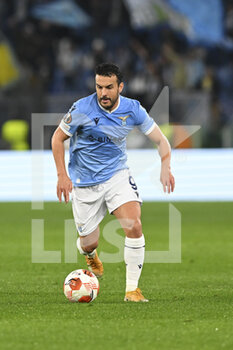 2022-02-24 - Pedro of SS LAZIO in action during the Knockout Round Play-Offs Leg Two - UEFA Europa League between SS Lazio and FC Porto at Stadio Olimpico on 24th of February, 2022 in Rome, Italy. - SS LAZIO VS FC PORTO - UEFA EUROPA LEAGUE - SOCCER