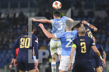 2022-02-24 - Luiz Felipe of SS LAZIO in action during the Knockout Round Play-Offs Leg Two - UEFA Europa League between SS Lazio and FC Porto at Stadio Olimpico on 24th of February, 2022 in Rome, Italy. - SS LAZIO VS FC PORTO - UEFA EUROPA LEAGUE - SOCCER