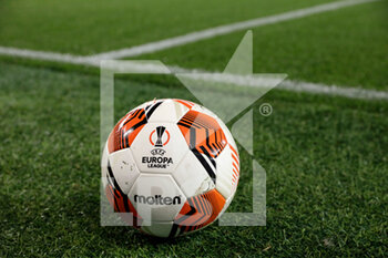 2022-02-17 - A general view of the official UEFA Europa League match ball - ATALANTA BC VS OLYMPIAKOS - UEFA EUROPA LEAGUE - SOCCER