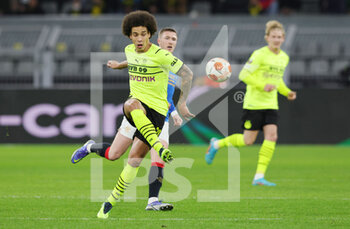 2022-02-17 - Axel Witsel of Borussia Dortmund during the UEFA Europa League, Play-off, 1st leg football match between Borussia Dortmund and Glasgow Rangers on February 17, 2022 at Signal Iduna Park in Dortmund, Germany - BORUSSIA DORTMUND VS GLASGOW RANGERS - UEFA EUROPA LEAGUE - SOCCER