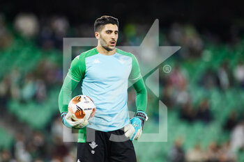 2022-02-24 - Rui Silva of Real Betis warms up during the UEFA Europa League, Play-off, 2nd leg football match between Real Betis and Zenit on February 24, 2022 at Ramon Sanchez-Pizjuan stadium in Sevilla, Spain - REAL BETIS VS ZENIT - UEFA EUROPA LEAGUE - SOCCER