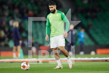 2022-02-24 - Nabil Fekir of Real Betis warms up during the UEFA Europa League, Play-off, 2nd leg football match between Real Betis and Zenit on February 24, 2022 at Ramon Sanchez-Pizjuan stadium in Sevilla, Spain - REAL BETIS VS ZENIT - UEFA EUROPA LEAGUE - SOCCER