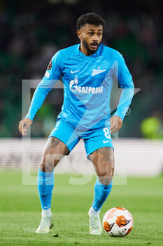2022-02-24 - Wendel Valle da Silva of Zenit during the UEFA Europa League, Play-off, 2nd leg football match between Real Betis and Zenit on February 24, 2022 at Ramon Sanchez-Pizjuan stadium in Sevilla, Spain - REAL BETIS VS ZENIT - UEFA EUROPA LEAGUE - SOCCER