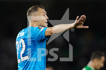 2022-02-24 - Artem Dzyuba of Zenit during the UEFA Europa League, Play-off, 2nd leg football match between Real Betis and Zenit on February 24, 2022 at Ramon Sanchez-Pizjuan stadium in Sevilla, Spain - REAL BETIS VS ZENIT - UEFA EUROPA LEAGUE - SOCCER