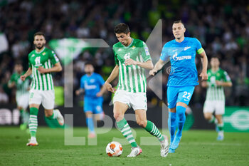 2022-02-24 - Edgar Gonzalez of Real Betis during the UEFA Europa League, Play-off, 2nd leg football match between Real Betis and Zenit on February 24, 2022 at Ramon Sanchez-Pizjuan stadium in Sevilla, Spain - REAL BETIS VS ZENIT - UEFA EUROPA LEAGUE - SOCCER