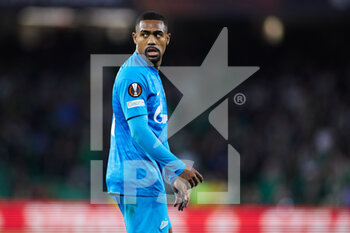 2022-02-24 - Malcom Filipe of Zenit during the UEFA Europa League, Play-off, 2nd leg football match between Real Betis and Zenit on February 24, 2022 at Ramon Sanchez-Pizjuan stadium in Sevilla, Spain - REAL BETIS VS ZENIT - UEFA EUROPA LEAGUE - SOCCER