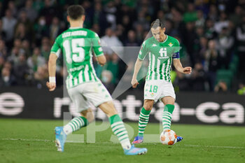 2022-02-24 - Andres Guardado of Real Betis during the UEFA Europa League, Play-off, 2nd leg football match between Real Betis and Zenit on February 24, 2022 at Ramon Sanchez-Pizjuan stadium in Sevilla, Spain - REAL BETIS VS ZENIT - UEFA EUROPA LEAGUE - SOCCER