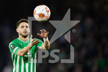 2022-02-24 - Alex Moreno of Real Betis during the UEFA Europa League, Play-off, 2nd leg football match between Real Betis and Zenit on February 24, 2022 at Ramon Sanchez-Pizjuan stadium in Sevilla, Spain - REAL BETIS VS ZENIT - UEFA EUROPA LEAGUE - SOCCER