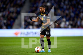 2022-02-24 - Christopher Nkunku of RB Leipzig during the UEFA Europa League, Play-off, 2nd leg football match between Real Sociedad and RB Leipzig on February 24, 2022 at Anoeta stadium in San Sebastian, Spain - REAL SOCIEDAD VS RB LEIPZIG - UEFA EUROPA LEAGUE - SOCCER