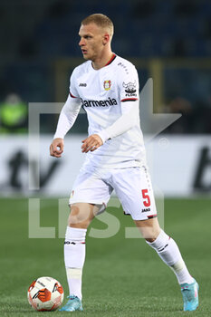 2022-03-10 - Mitchel Bakker (Bayer 04 Leverkusen) in action - ATALANTA BC VS BAYER LEVERKUSEN - UEFA EUROPA LEAGUE - SOCCER