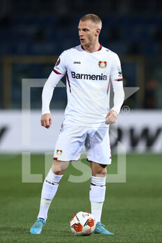 2022-03-10 - Mitchel Bakker (Bayer 04 Leverkusen) in action - ATALANTA BC VS BAYER LEVERKUSEN - UEFA EUROPA LEAGUE - SOCCER
