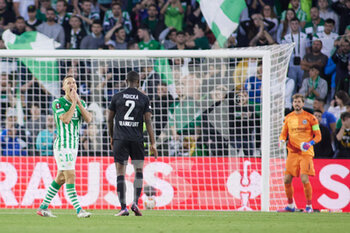 2022-03-09 - Sergio Canales of Real Betis reacts during the UEFA Europa League, Round of 16, 1st leg football match between Real Betis and Eintracht Frankfurt on March 9, 2022 at Benito Villamarin stadium in Sevilla, Spain - REAL BETIS VS EINTRACHT FRANKFURT - UEFA EUROPA LEAGUE - SOCCER