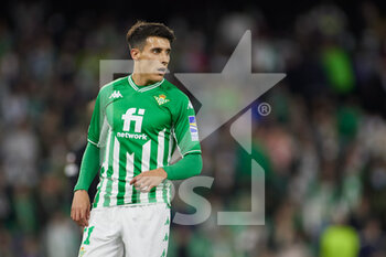 2022-03-09 - Cristian Tello of Real Betis during the UEFA Europa League, Round of 16, 1st leg football match between Real Betis and Eintracht Frankfurt on March 9, 2022 at Benito Villamarin stadium in Sevilla, Spain - REAL BETIS VS EINTRACHT FRANKFURT - UEFA EUROPA LEAGUE - SOCCER