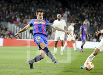 2022-03-10 - Eric Garcia of Barcelona during the UEFA Europa League, Round of 16, 1st leg football match between FC Barcelona and Galatasaray on March 10, 2022 at Camp Nou stadium in Barcelona, Spain - FC BARCELONA VS GALATASARAY - UEFA EUROPA LEAGUE - SOCCER
