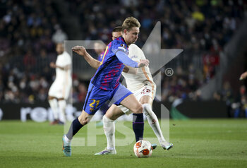 2022-03-10 - Luuk de Jong of Barcelona during the UEFA Europa League, Round of 16, 1st leg football match between FC Barcelona and Galatasaray on March 10, 2022 at Camp Nou stadium in Barcelona, Spain - FC BARCELONA VS GALATASARAY - UEFA EUROPA LEAGUE - SOCCER