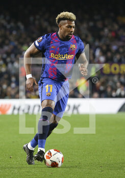 2022-03-10 - Adama Traore of Barcelona during the UEFA Europa League, Round of 16, 1st leg football match between FC Barcelona and Galatasaray on March 10, 2022 at Camp Nou stadium in Barcelona, Spain - FC BARCELONA VS GALATASARAY - UEFA EUROPA LEAGUE - SOCCER