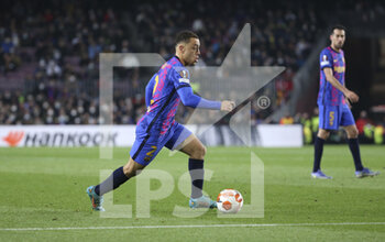2022-03-10 - Sergino Dest of Barcelona during the UEFA Europa League, Round of 16, 1st leg football match between FC Barcelona and Galatasaray on March 10, 2022 at Camp Nou stadium in Barcelona, Spain - FC BARCELONA VS GALATASARAY - UEFA EUROPA LEAGUE - SOCCER