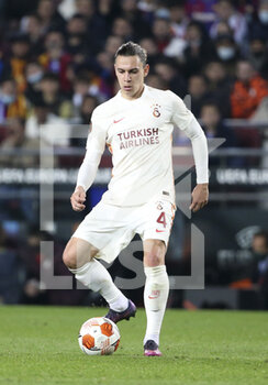 2022-03-10 - Taylan Antalyali of Galatasaray during the UEFA Europa League, Round of 16, 1st leg football match between FC Barcelona and Galatasaray on March 10, 2022 at Camp Nou stadium in Barcelona, Spain - FC BARCELONA VS GALATASARAY - UEFA EUROPA LEAGUE - SOCCER