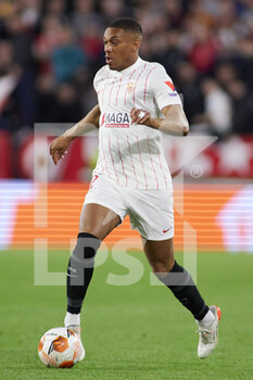 2022-03-10 - Anthony Martial of Sevilla FC during the UEFA Europa League, round of 16, 1st leg football match between Sevilla FC and West Ham United on March 10, 2022 at Ramon Sanchez-Pizjuan stadium in Sevilla, Spain - SEVILLA FC VS WEST HAM UNITED - UEFA EUROPA LEAGUE - SOCCER