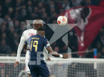 2022-03-17 - Mbemba of Fc Porto during the UEFA Europa League, Round of 16, 2nd leg football match between Olympique Lyonnais (Lyon) and FC Porto on March 17, 2022 at Groupama stadium in Decines-Charpieu near Lyon, France - OLYMPIQUE LYONNAIS VS FC PORTO - UEFA EUROPA LEAGUE - SOCCER