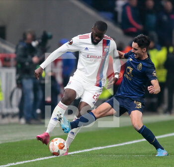2022-03-17 - Tanguy Ndombele of Olympique Lyonnais during the UEFA Europa League, Round of 16, 2nd leg football match between Olympique Lyonnais (Lyon) and FC Porto on March 17, 2022 at Groupama stadium in Decines-Charpieu near Lyon, France - OLYMPIQUE LYONNAIS VS FC PORTO - UEFA EUROPA LEAGUE - SOCCER