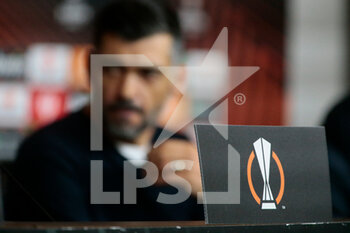 2022-03-17 - Coach Sergio Conceicao of Fc Porto at the press conference at the end of the UEFA Europa League, Round of 16, 2nd leg football match between Olympique Lyonnais (Lyon) and FC Porto on March 17, 2022 at Groupama stadium in Decines-Charpieu near Lyon, France - OLYMPIQUE LYONNAIS VS FC PORTO - UEFA EUROPA LEAGUE - SOCCER