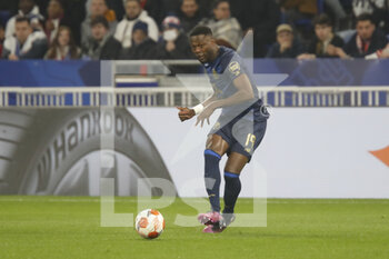 2022-03-17 - Chancel MBEMBA of Porto during the UEFA Europa League, Round of 16, 2nd leg football match between Olympique Lyonnais (Lyon) and FC Porto on March 17, 2022 at Groupama stadium in Decines-Charpieu near Lyon, France - OLYMPIQUE LYONNAIS (LYON, OL) VS FC PORTO - UEFA EUROPA LEAGUE - SOCCER